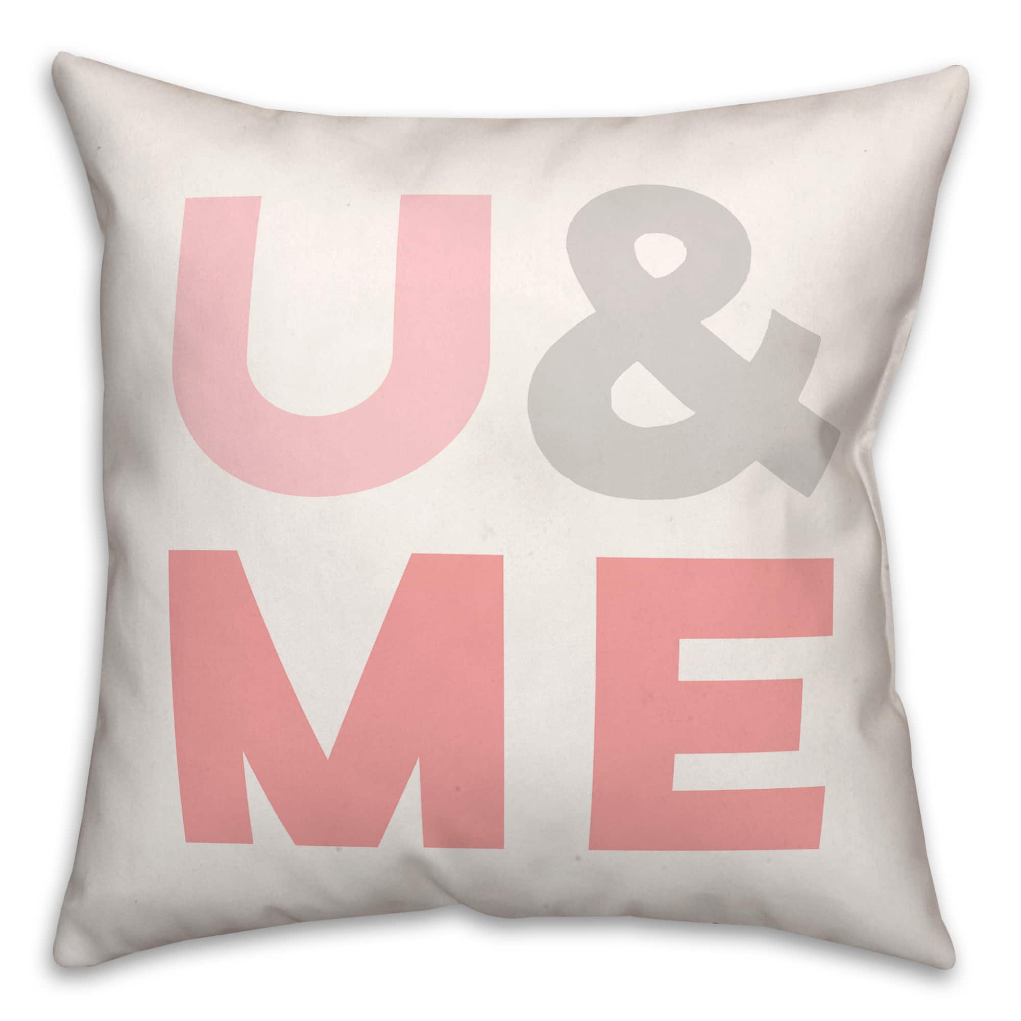 U & Me Throw Pillow
